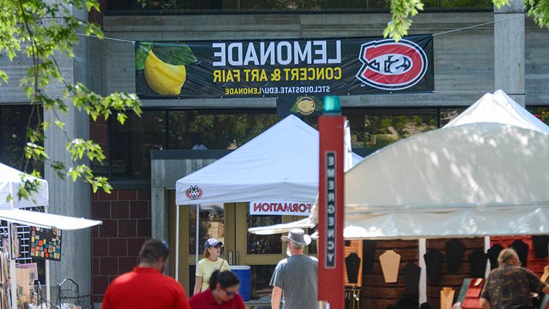 Lemonade sign on Centennial Hall