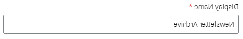 显示名称字段